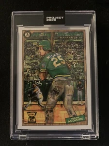 2020 Topps Project 2020 Mark MCGWIRE #97 1987 Topps variation - Picture 1 of 1
