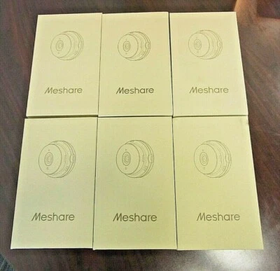Set of 6 Brand New Meshare 720P Security Cameras with Built-In Speaker - Image 1 of 4