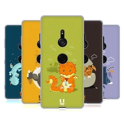 FUNDA HEAD CASE DESIGNS LITTLE DRAGONS GEL SUAVE PARA TELÉFONOS SONY 1 Foto 1 de 4