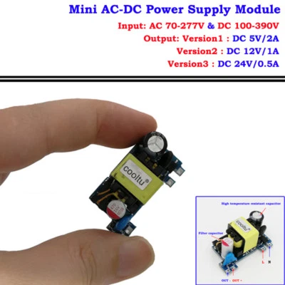 AC-DC Converter AC 110V 220V 230V to DC 5V 12V 24V Power Supply Mini PCB Module - Image 1 of 4
