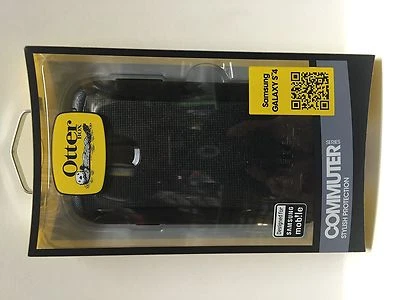 OTTERBOX COMMUTER PHONE CASE FOR SAMSUNG  GALAXY S4 BLACK  77-27604 - Image 1 of 2