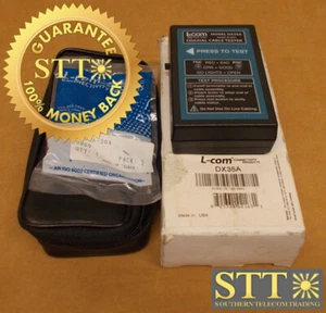DX35A L-COM COAXIAL CABLE TESTER WITH CONNECTORS AND CASE NEW - Picture 1 of 3