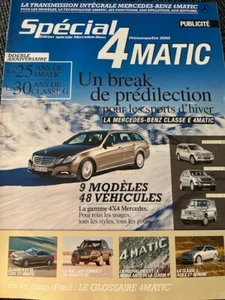 Brochure Mercedes Classe E/GL/M/G/S/CL/GLK/C Spécial 4 Matic de 2010 - Picture 1 of 1