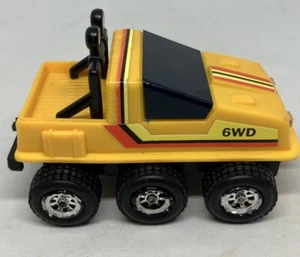 💥 Vintage SOMA 6x6 Super Climber Yellow Electric Toy Car (1983) PARTS OR REPAIR - Picture 1 of 15