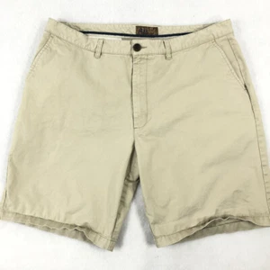 Blue by Pronto Uomo Shorts Men 42 x 10 Tan Beige Khaki Chino Cotton Pockets - Picture 1 of 12