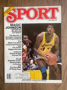 1982 Sport Magazine: Earvin "Magic" Johnson/Dominique Wilkins/Bobby Knight - Picture 1 of 1