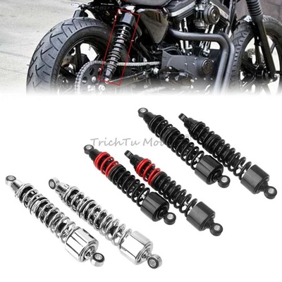 Rear Shocks Absorbers Suspension For Harley Sportster Custom XL1200C 1996-2003 - Image 1 of 4