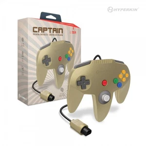 Gold Nintendo 64 "Captain" Premium Controller [Hyperkin] - Picture 1 of 1