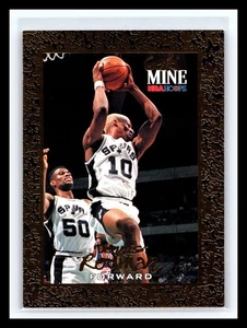 💥 Dennis Rodman 1995-96 NBA Aros Mina de Oro Inserto # 448 - Imagen 1 de 2