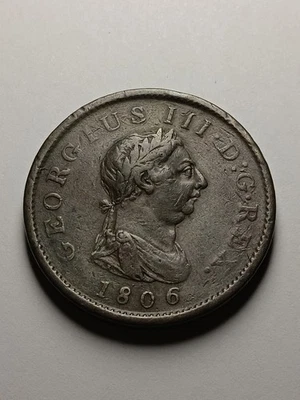 1806 Great Britain George III One Penny (VF Condition) - Image 1 of 4