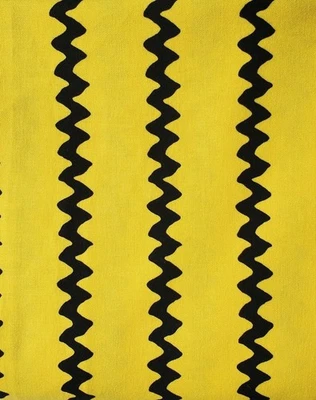 Charlie Brown Stripe Fabric 2011 Peanuts For Quilting Treasures 2 Yards Cotton - Image 1 of 3