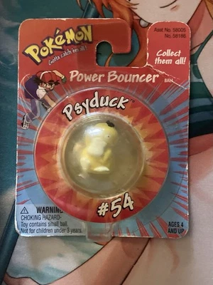 1998 Hasbro Pokemon- #54 Psyduck Power Bouncer - Sealed - Image 1 of 2
