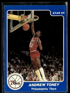Star Arena Philadelphia 76ers Andrew Toney HS 1984-85 - Imagen 1 de 2