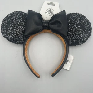 Disney Parks Halloween 2025 Minnie Mouse Spooky Spider Ohr Stirnband - Bild 1 von 5