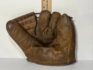 Vintage Drei Finger Baseball Handschuh Mitt - 40er/50er Jahre - Bild 1 von 7