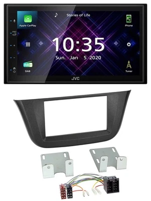 JVC DAB 2DIN MP3 Bluetooth USB Autoradio für Iveco Daily (ab 2014) - Bild 1 von 4