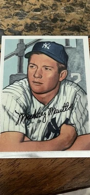 1987 C.C.C. 1952 Bowman Reprints Mickey Mantle #101 - Image 1 of 2