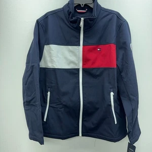 Tommy Hilfiger Active Soft Shell Jacket Navy Blue Men's Size XL New - Picture 1 of 9