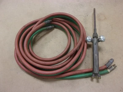 Uniweld Nº 71 Antorcha de corte de soldadura cabezal de soldadura mango una manguera oxiacetileno Foto 1 de 4