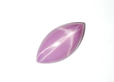 Opaque Star Ruby Marquise 20x10 mm Cabochon 6 Rayed Lab-created Stone 1 pc Lot - Image 1 of 4