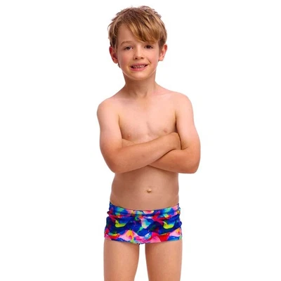 Funky Trunks Toddler Boys Wet Wave ECO Swimming Trunks, Boys Swimwear - Bild 1 von 4