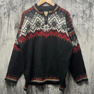 Dale of Norway Sweater U.S. Olympic Collection Norwegian Wool XL 1/4 Zip - Picture 1 of 8