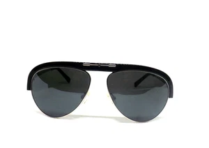 occhiali da sole uomo ROMEO GIGLI goccia anni 2000 RG 4514/S nero pilota metallo - Foto 1 di 4