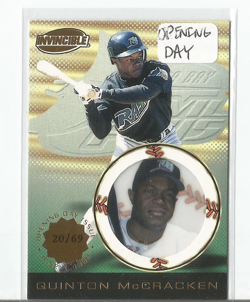 Quinton McCracken 1998 太平洋无敌开放日 SP #141 DEVIL RAYS 20/69 — 第 1/1 张图片