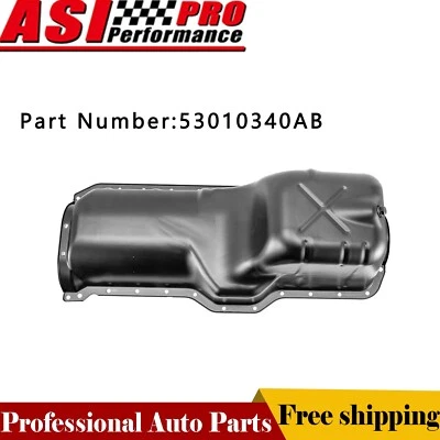 Engine Oil Pan fit 1999-2006 Jeep Wrangler/Grand Cherokee 4.0L #53010340AB  US - Imagem 1 de 4
