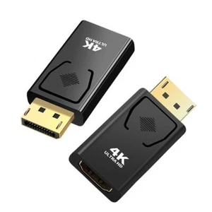 4k Display Port DP macho a HDMI hembra adaptador plano convertidor para 1080p - Imagen 1 de 14