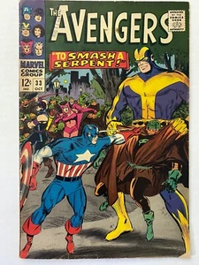 AVENGERS #33 : To Smash A Serpent! SONS OF THE SERPENT APP 1966 Marvel Comics - Bild 1 von 10