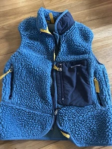 Patagonia Retro X Fleece Vest Kids Boys Girls S 7-8 Brown Sherpa - Picture 1 of 2