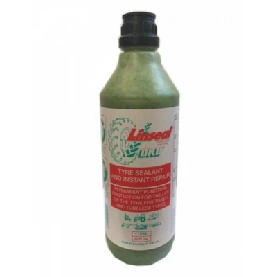 Linseal OKO Tyre Sealant 1 Litre Used for Ride On Mowers & Other applications - Image 1 of 4