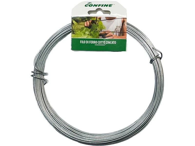 ROTOLO FILO FERRO COTTO ZINCATO CORDA MATASSA VARIE MISURE LEGATURA FISSAGGIO - Immagine 1 di 1