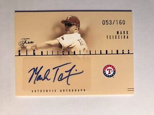 MARK TEIXEIRA - 2005 Flair Significant Signings - autograph #53/160