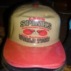 Leon Spinks JSA Signed World Tour hat-JSA#14100 & signed Spinks/Ali 8x10 framed 