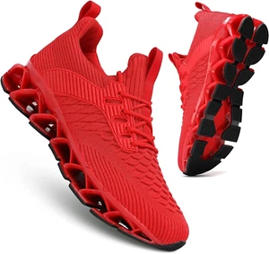 Para hombres Zapatos sin cordones para caminar Correr Hoja Tenis Informales Moda Tenis Cómodos - Imagen 1 de 12