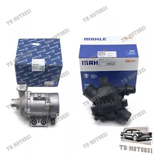 OEM Electric Water Pump +Thermostat Kit For BMW 328i 528i 530xi 525xi X3 X5 - Picture 1 of 7