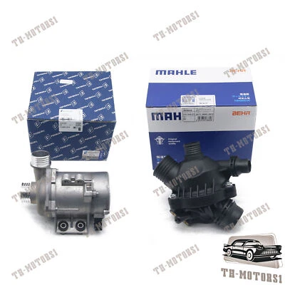 OEM Electric Water Pump +Thermostat Kit For BMW 328i 528i 530xi 525xi X3 X5 - Image 1 of 4
