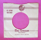 Mac Gregor - Vintage 45 rpm Firmenhülle