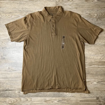 Camisa polo de manga corta marrón de cultura moderna para hombre talla XL Foto 1 de 4