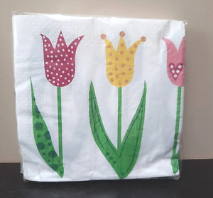 Floral paper napkins by Anneko Design - 25