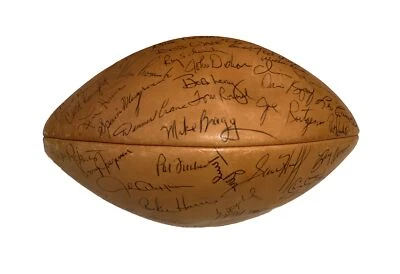 1969 REDSKINS TEAM 41 FIRMADO SONNY JURGENSEN/SAMHUFF/HANBURGER AUTO FÚTBOL PSA Foto 1 de 4