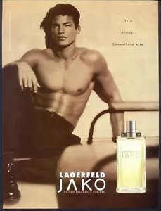 JAKO - Lagerfeld Duft für Herren. Original 1999 WERBUNG. Kostenloser Versand - Bild 1 von 1