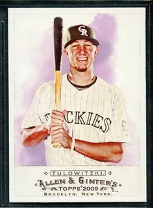 2009 Topps Allen & Ginter's - #14 - Troy Tulowitzki - Colorado Rockies