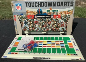 Vintage 80's NFL Sportcraft Touchdown Dart Board, Football Dart Game *READ* - Picture 1 of 12