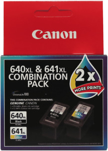 Canon Genuine PG640XL Black & CL641XL Colour Combo Pack New PG640XLCL641XL