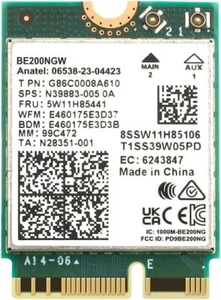 HighZer0 Electronics BE200 WiFi 7 Card | M.2 PCIe WiFi Card | Tri-Band 2.4/5/6 - Picture 1 of 8