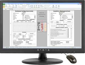 Rauchwarnmelder prüfen Prüflisten RWM Rauchmelder Wartung Software MS Excel - Bild 1 von 8