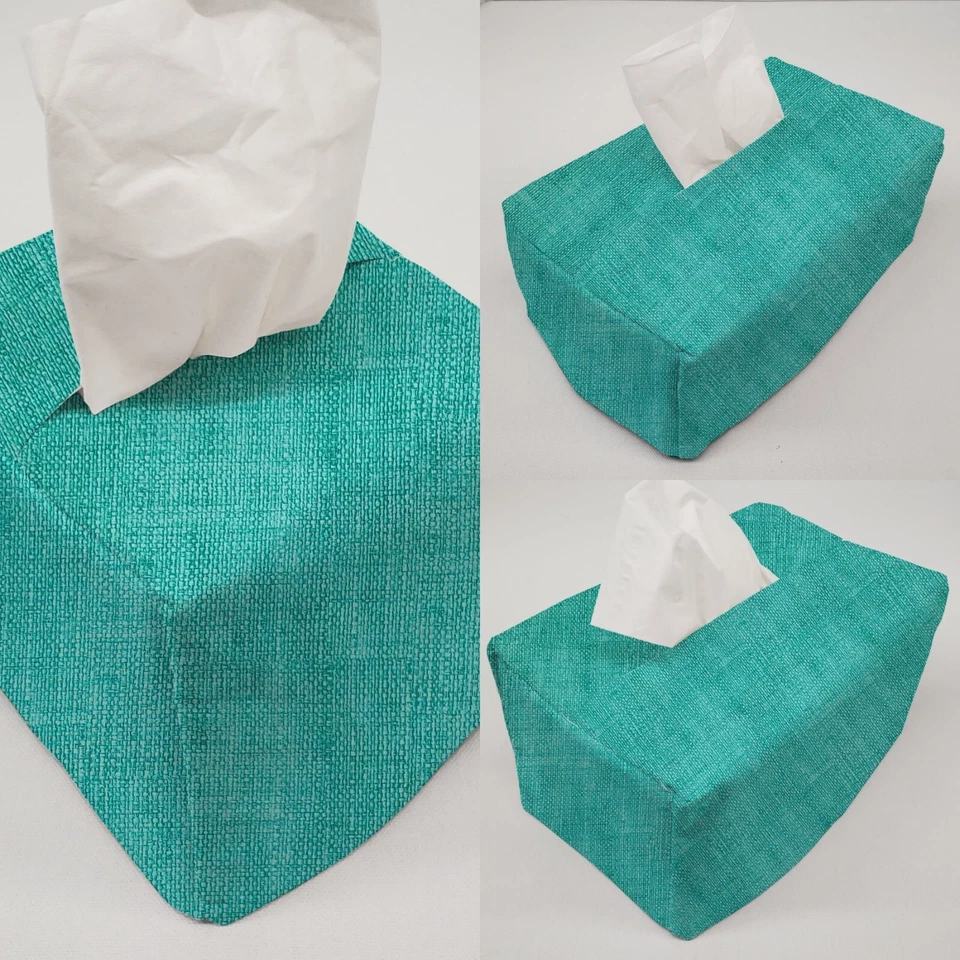 Искусственная мешковина ткани коробка чехол (8 цветов в наличии) - Изображение 1 из 1